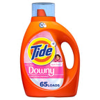Tide Plus Boost of Ultra Downy Liquid Laundry Detergent, April Fresh Scent, 117 fl oz, 83 Loads, Laundry Detergent Liquid with Long-Lasting Freshness