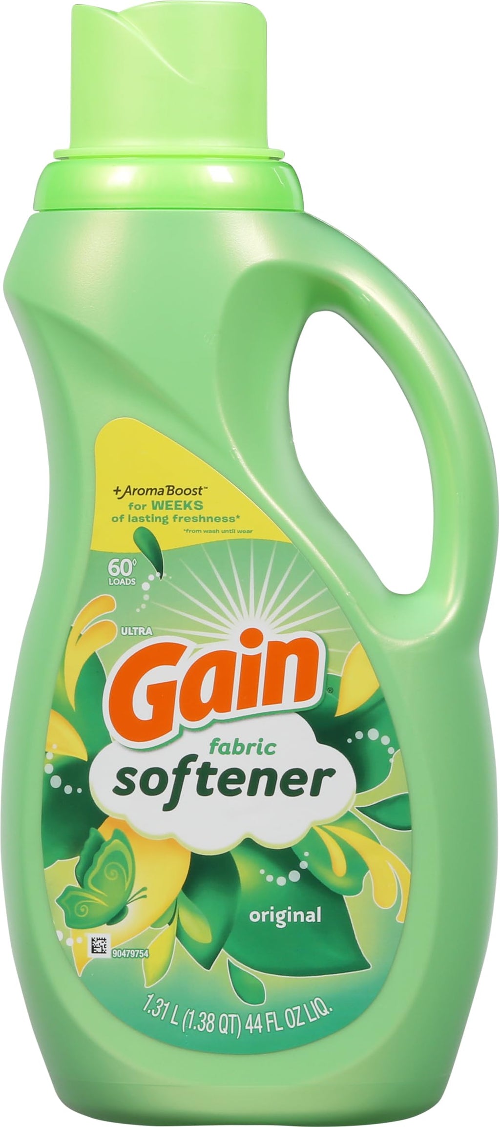 Gain Liquid Fabric Softener, Original Scent, 140 FL OZ LIQ., 190 Loads, Smooth Touch - softness you can feel