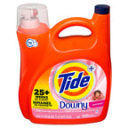 Tide Plus Boost of Ultra Downy Liquid Laundry Detergent, April Fresh Scent, 117 fl oz, 83 Loads, Laundry Detergent Liquid with Long-Lasting Freshness