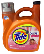 Tide Plus Boost of Ultra Downy Liquid Laundry Detergent, April Fresh Scent, 117 fl oz, 83 Loads, Laundry Detergent Liquid with Long-Lasting Freshness