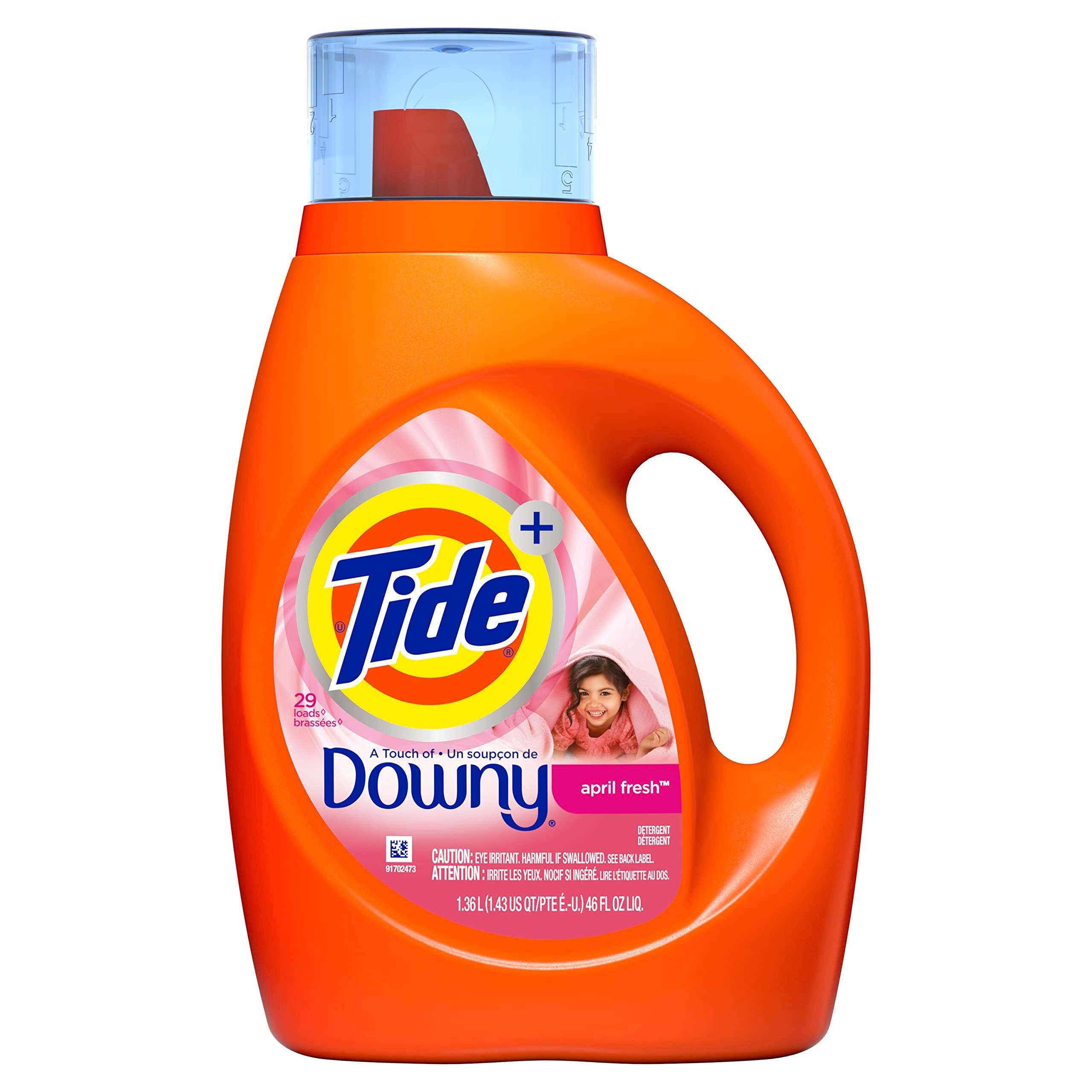 Tide Plus Boost of Ultra Downy Liquid Laundry Detergent, April Fresh Scent, 117 fl oz, 83 Loads, Laundry Detergent Liquid with Long-Lasting Freshness