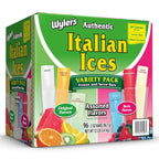 Wyler's Authentic Italian Ice, Fat Free Freezer Bars, Assorted Flavors (96ct - 2oz bars)