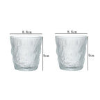 300ml/380ml Minimalist Style Glacier Cup Household Large Capacity Glass Cup Water Cup Drinking Glasses Tea Beverage Frosted Cups