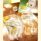 3L/L Large Capacity Cold Kettle with Faucet In Refrigerator Iced Beverage Drink Dispenser Refrigerator Fruit Beverage Bucket Jug