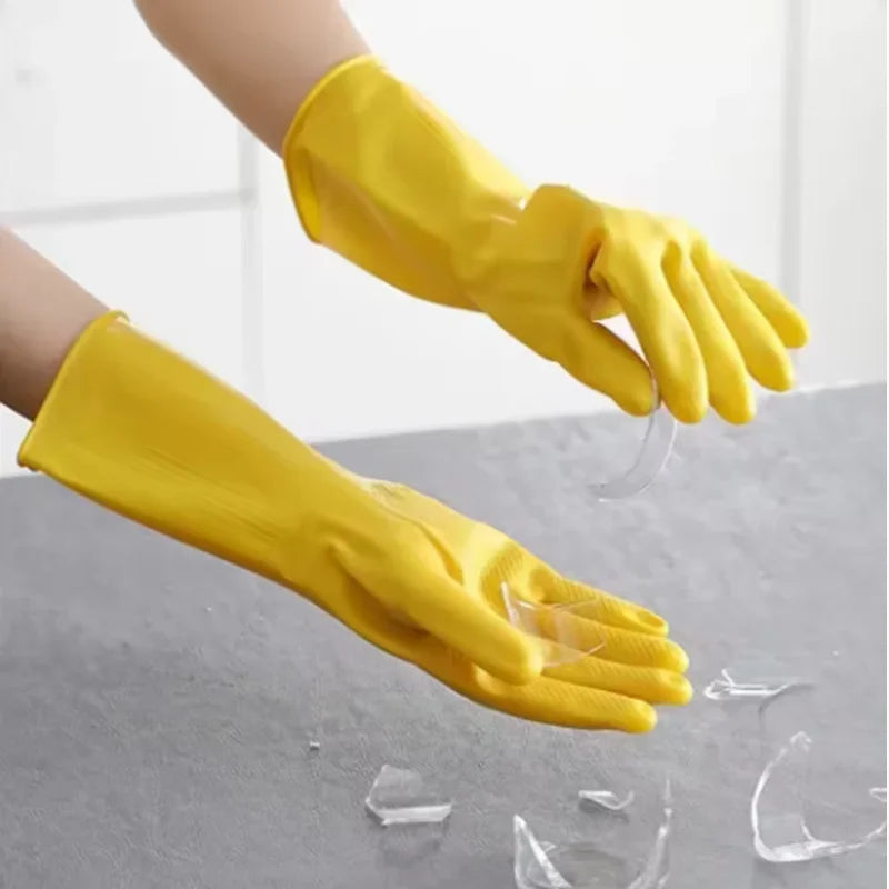 1/3/5/10PCS Heavy Duty Dishwashing Gloves Extra Latex Rubber Kitchen Cleaning Waterproof Wear Resistant Household Work Household
