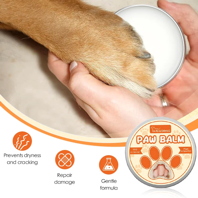 Dog Paw Balm Moisturizing Natural Cream Cat Paw Wax Nose Protector Moisturizer Pet Crack Feet Repair Winter Care Supplies