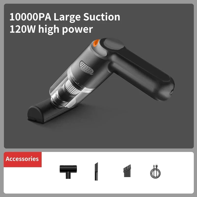 Vacuum Cleaner Handheld 10000Pa Large Suction Car Vacuum Cleaner Household Car Mini Pet Hair Vacuum Cleaner Pet Hair Absorber