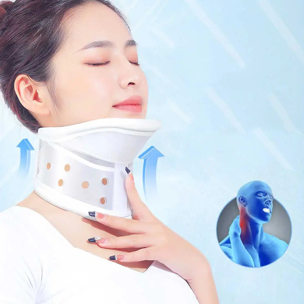 Cervical Neck Brace Collar with Chin Support for Stiff Relief Cervical Collar Correct Neck Support Pain Bone Medical Health Care