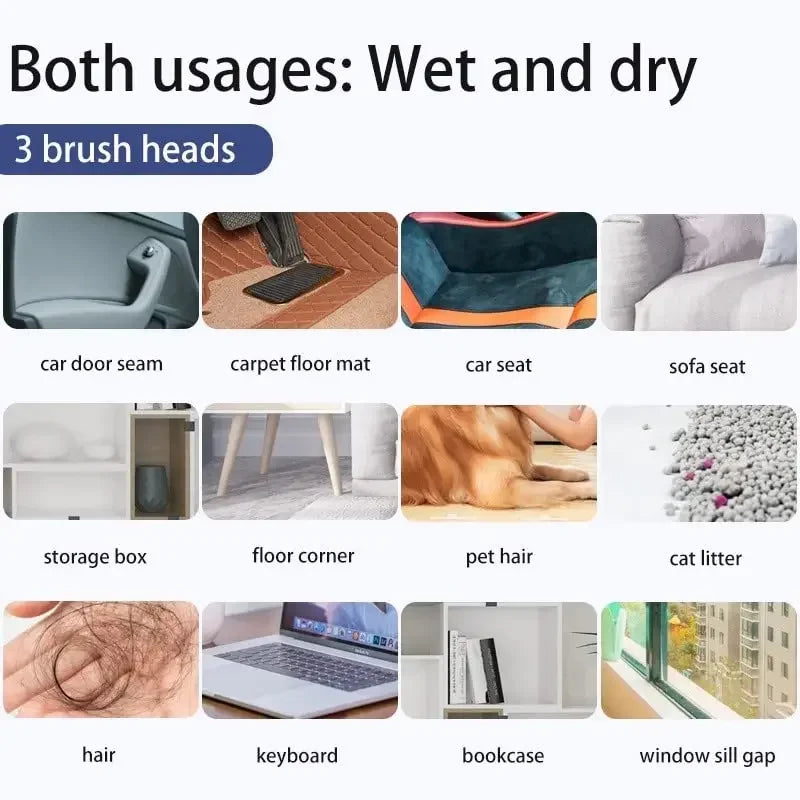 Vacuum Cleaner Handheld 10000Pa Large Suction Car Vacuum Cleaner Household Car Mini Pet Hair Vacuum Cleaner Pet Hair Absorber