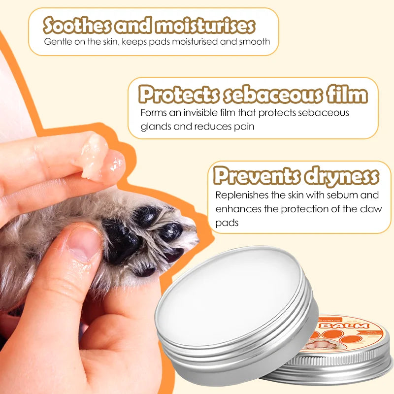 Dog Paw Balm Moisturizing Natural Cream Cat Paw Wax Nose Protector Moisturizer Pet Crack Feet Repair Winter Care Supplies