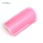 Cat Massage Tool Pet Hair Removal Massage Comb Wall Corner Self Cleaning Rubbing Brush Cats Toys Pet Beauty Supplies