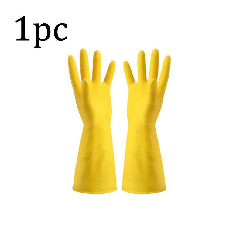 1/3/5/10PCS Heavy Duty Dishwashing Gloves Extra Latex Rubber Kitchen Cleaning Waterproof Wear Resistant Household Work Household
