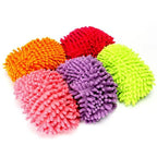 2pcs Dust Cleaner Grazing Slippers House Bathroom Floor Cleaning Mop Slipper Lazy Shoes Cover Chenille Duster Cloth