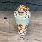18cm Fake Bubble Milk Tea - Realistic Fruit Tea & Boba Drink Prop for Photography, Display, Prank, Party & Cafe Decor