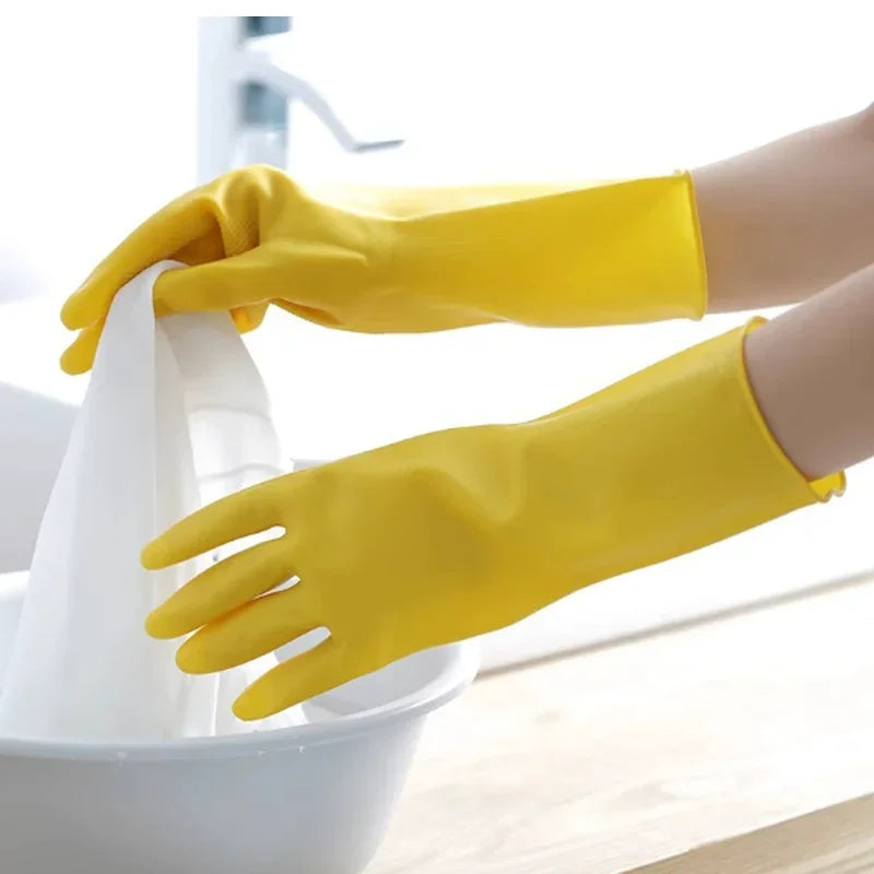1/3/5/10PCS Heavy Duty Dishwashing Gloves Extra Latex Rubber Kitchen Cleaning Waterproof Wear Resistant Household Work Household