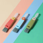 3 In 1 Bottle Brush Window  Brush Multifunctional Wine Glass Cleaner Brush Rotating Cup Lid Brush Kitchen Cleaning Tools