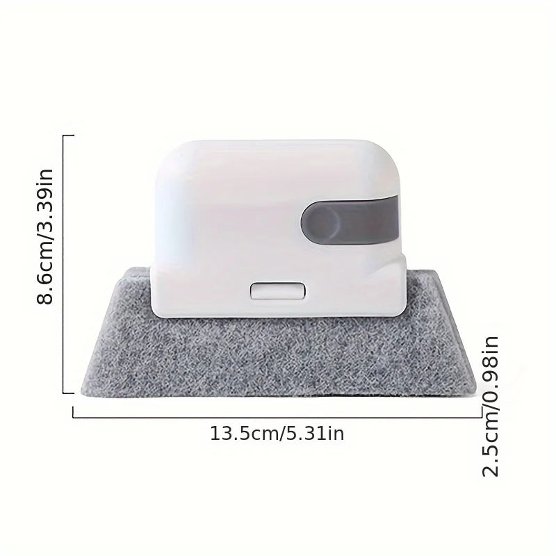 1pc universal window rail cleaning brush, easy to clean small gaps and frames, kitchen table cleaning tool