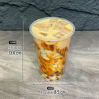 18cm Fake Bubble Milk Tea - Realistic Fruit Tea & Boba Drink Prop for Photography, Display, Prank, Party & Cafe Decor
