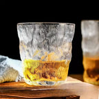 300ml/380ml Minimalist Style Glacier Cup Household Large Capacity Glass Cup Water Cup Drinking Glasses Tea Beverage Frosted Cups